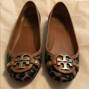Tory Burch leopard flats
